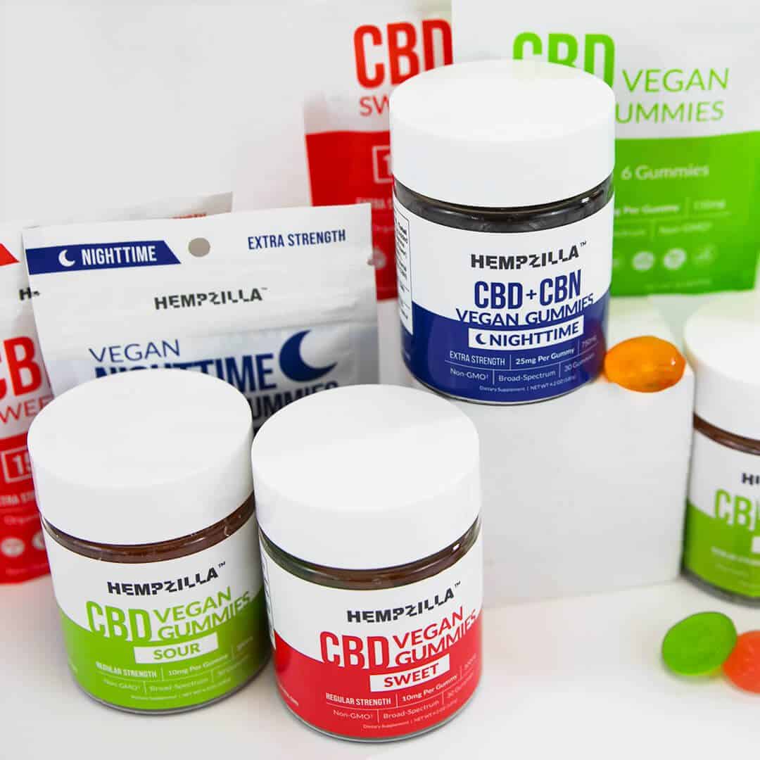 CBD + CBN Nighttime Vegan Gummies – 30 Pack - Image 2