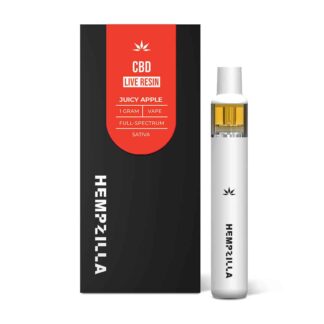 Juicy Red Apple CBD Live Resin 1G Vape