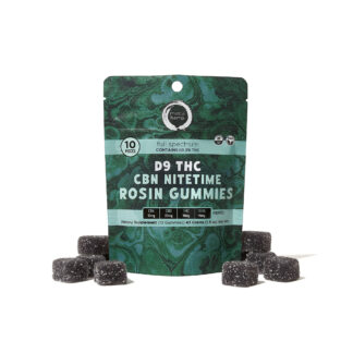 Full-Dose CBN / D9 THC Nitetime Rosin Gummies: 20mg CBN / 10mg THC / 100mg CBD