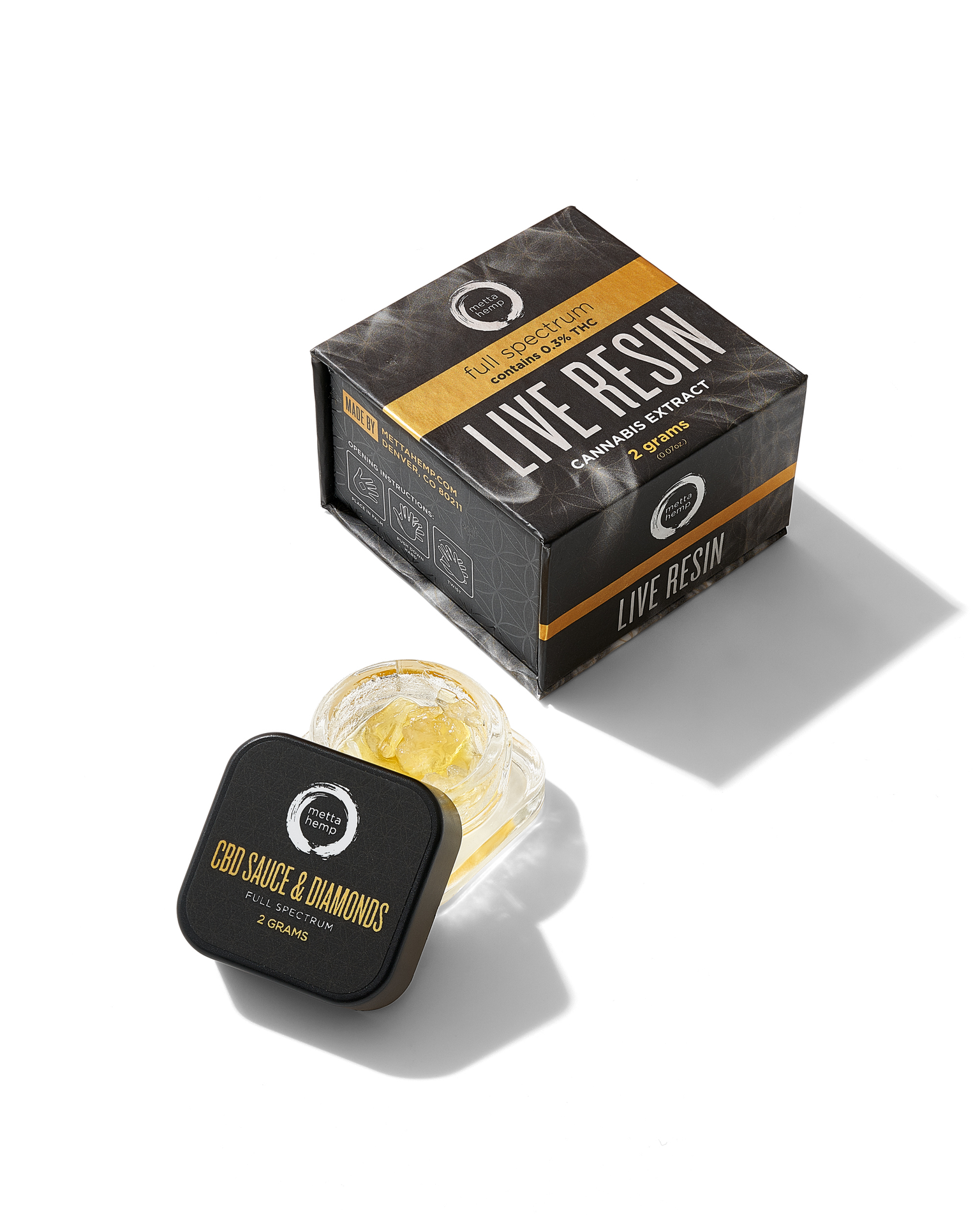 CBD Sauce and Diamonds Live Resin – 2 grams