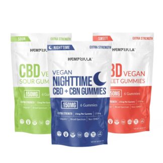 CBD Vegan Gummy Bags – Variety 3 Pack