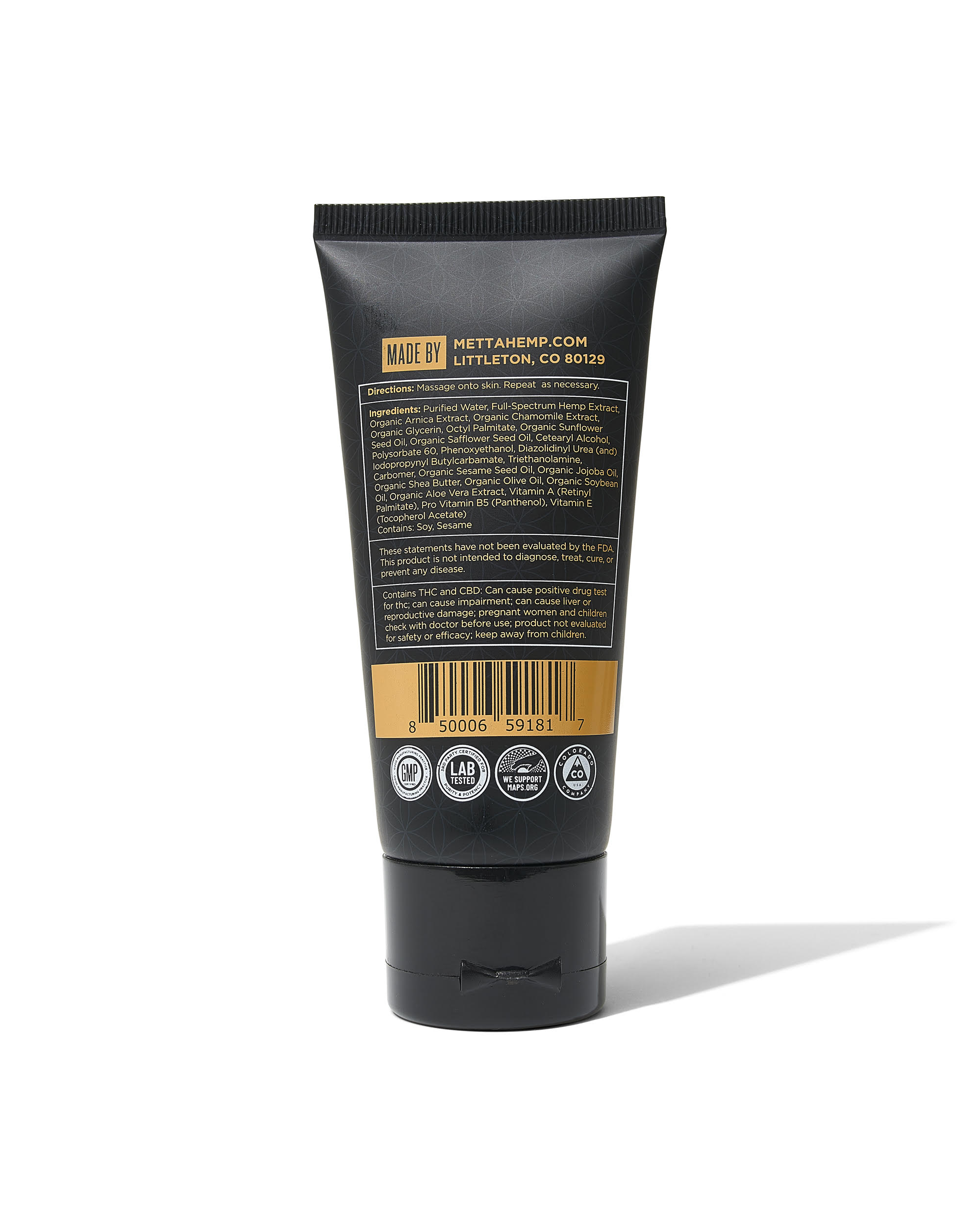 CBD Hemp Relief Topical Cream: Full-Spectrum (3000mg) - Image 2